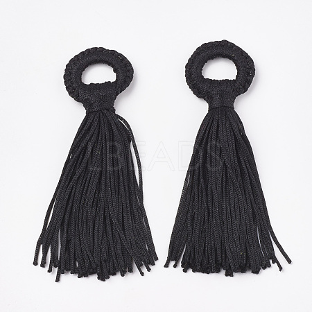 Polyester Tassel Big Pendant Decorations X-FIND-S274-01-1