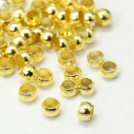 Brass Crimp Beads X-J0JMP012-1