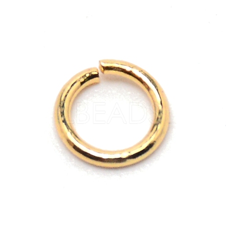 Brass Open Jump Rings KK-WH0042-12-1