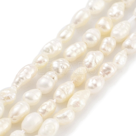 Natural Keshi Pearl Cultured Freshwater Pearl Beads Strands PEAR-P062-25C-1