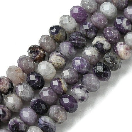 Natural Sugilite Beads Strands G-A092-G05-03-1