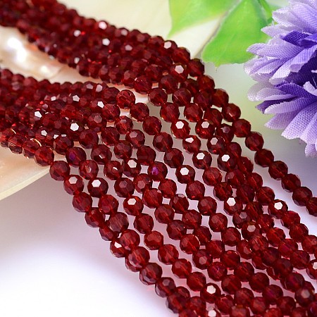 Imitation Austrian Crystal Bead Strands G-M181-6mm-05A-1