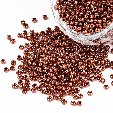 11/0 FGB Grade A Dyed Glass Seed Beads X-SEED-N001-C-0570-1