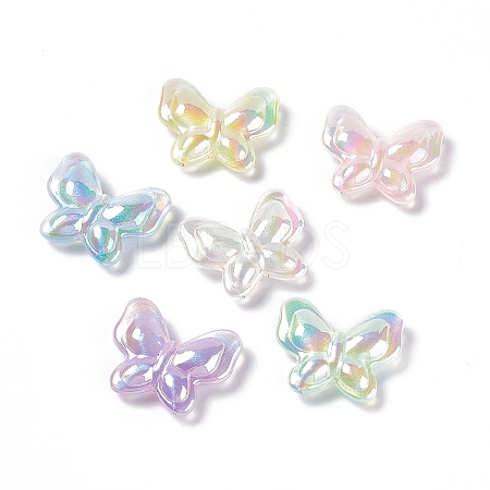 Opaque Acrylic Beads X-OACR-C009-02-1