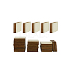 Wooden Cabochons WOOD-S040-71-2