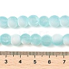 Frosted Crackle Glass Beads X1-GLAA-U001-6mm-M08-4