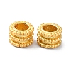 Rack Plating Brass Beads KK-M282-16G-1