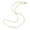 Brass Round Snake Chain Necklace for Women MAK-YW0001-07-1
