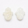 Hamsa Hand Druzy Crystal Beads G-F535-46B-2
