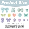 199Pcs Opaque Acrylic Imitation Pearl Beads OACR-YW0003-13-3