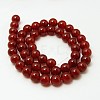 Natural Carnelian Beads Strands G-G338-6mm-02-2