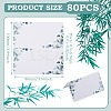 80Pcs Rectangle Paper Table Place Cards AJEW-TA0003-62A-4