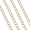 Decorative Chain Aluminium Twisted Chains Curb Chains CHA-TA0001-07G-10