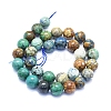Natural Chrysocolla Beads Strands G-E561-17-12mm-2