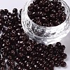 Baking Paint Glass Seed Beads SEED-US0003-4mm-K18-1