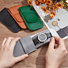 4Pcs 4 Colors PU Leather Jewelry Storage Clamshell Bags ABAG-NB0002-06-3