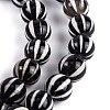 Tibetan Style dZi Beads Strands G-C133-A01-02-4