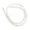 Natural Dendritic Agate Beads Strands G-C011-4mm-01-3