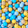 Opaque Acrylic Beads OACR-TAC0014-06J-3