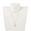 Natural Green Aventurine Pendant Necklace & Dangle Earrings Jewelry Sets SJEW-JS01060-04-5