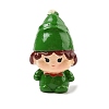 Christmas Elfin Resin Sculpture Display Decorations DJEW-K029-01A-1