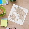 Plastic Reusable Drawing Painting Stencils Templates DIY-WH0172-389-3