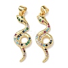 Brass Micro Pave Cubic Zirconia Pendants KK-L243-29G-14-1