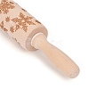 Christmas Snowflake Wooden Rolling Pins DIY-E034-10C-3