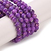 Assembled Natural Dolomite and Synthetic Opal Beads Strands G-Q017-G06-01C-1-2