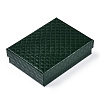 Rhombus Textured Cardboard Jewelry Boxes CBOX-T006-01I-3