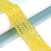 Electroplate Glass Beads Strands X1-EGLA-A034-T6mm-L02-4