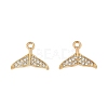 Alloy Rhinestone Pendants PALLOY-P312-05G-1