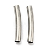 Non-Tarnish 304 Stainless Steel Tube Beads STAS-B047-27B-P-1