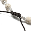 Dyed Lava Rock with Shells NJEW-Z031-01A-3