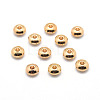 Rondelle Brass Beads KK-L112B-01G-1