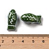 Handmade Printed Porcelain Beads PORC-E015-17J-3