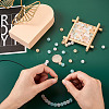 800Pcs 4 Colors Transparent Acrylic Beads FACR-TA0001-03-4