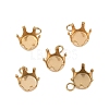 304 Stainless Steel Pendant Rhinestone Claw Charms Settings STAS-B121-01B-G-1