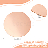 4Pcs 2 Styles Brass/Copper Sheets DIY-PH0030-74-2