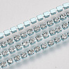 Electrophoresis Iron Rhinestone Strass Chains CHC-Q009-SS12-A01-1