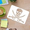 Large Plastic Reusable Drawing Painting Stencils Templates DIY-WH0202-074-3