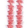 Synthetic Coral Dyed Carved Beads Strands CORA-K009-06A-08-1