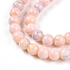 Baking Paint Glass Beads Strands DGLA-N003-4mm-C01-4