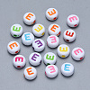 Craft Acrylic Horizontal Hole Letter Beads SACR-S201-11E-1