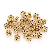 Tibetan Style Alloy 3D Flower Beads GLF0476Y-NF-1