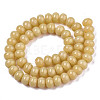 Imitation Jade Glass Beads Strands GLAA-R217-01-B02-2