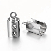 Tarnish Resistant 303 Stainless Steel Cord Ends X-STAS-O083-06-1