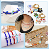 Handmade Evil Eye Lampwork Round Bead Strands LAMP-NB0001-75B-6