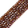 Electroplate Glass Beads Strands EGLA-A044-T2mm-B02-1