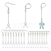 60Pcs Iron & 304 Stainless Steel Earring Findings EJEW-HS00012-1
